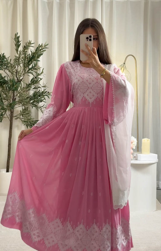 Rosé Garden Hazaragi Dress